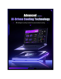 Pad de Enfriamiento para Laptop llano V12 Ultra RGB 15.6-19" 2