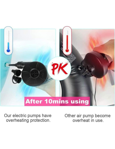 Bomba de Aire Eléctrica WEEFEESTAR 130W para Inflables