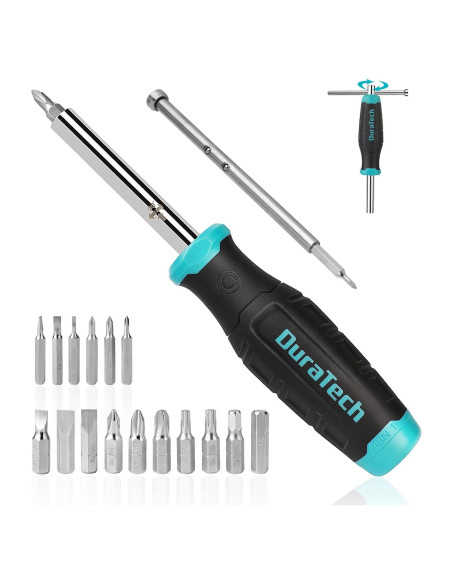 Juego de Destornilladores 18 en 1 DURATECH - Precisión y Ergonomía