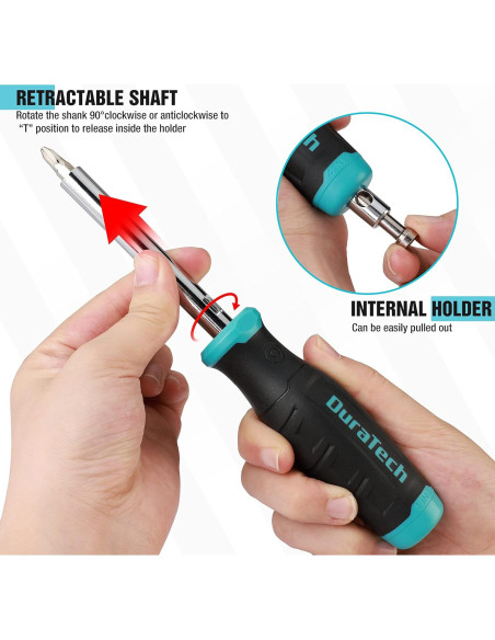 Juego de Destornilladores 18 en 1 DURATECH - Precisión y Ergonomía