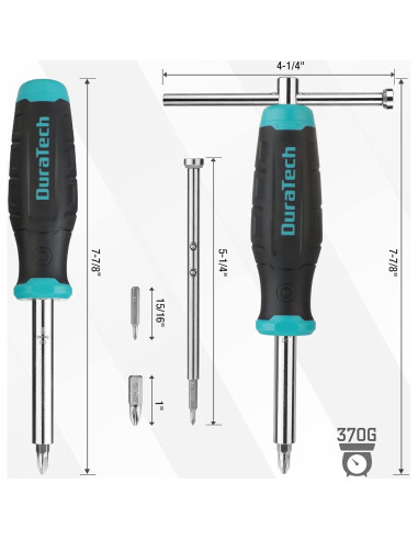 Juego de Destornilladores 18 en 1 DURATECH - Precisión y Ergonomía