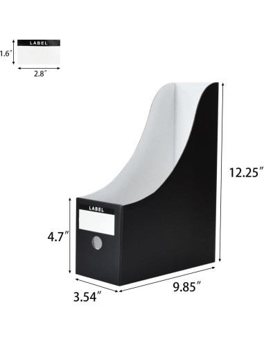 Soporte para Revistas XiePiPiPaper - 6 Paquetes - Cartón Corrugado