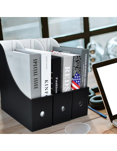 Soporte para Revistas XiePiPiPaper - 6 Paquetes - Cartón Corrugado