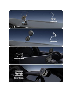 Soporte Magnético para Teléfono Light Face con Gel Nano, 360 2