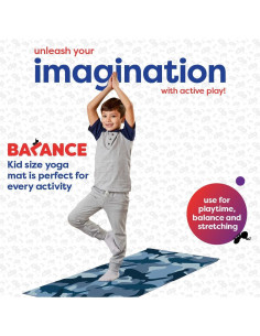 Alfombrilla de Yoga Antideslizante Niños Antsy Pants 152x61cm 2