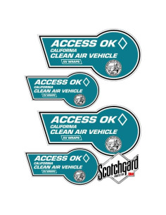Película de Protección 3M para Calcomanías HOV California