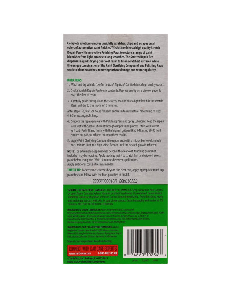 Kit de Reparación de Rayones Turtle Wax T-234KT Premium