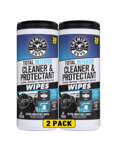 Toallitas Limpiadoras Chemical Guys 60 Ct para Interiores de Autos