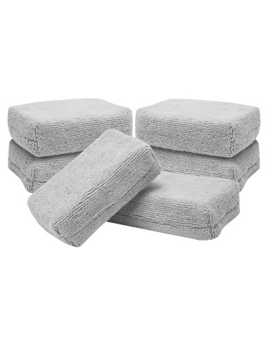 VIKING Almohadillas de Microfibra para Detallado Automotriz - 6 Pzas