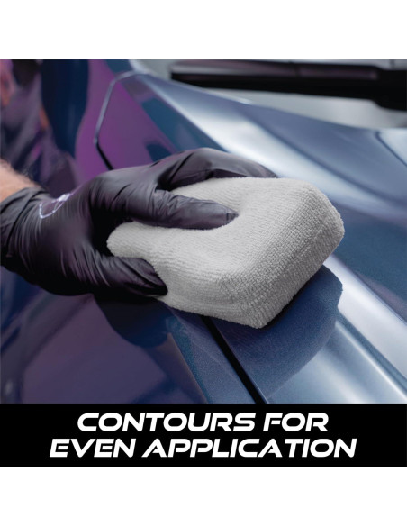 VIKING Almohadillas de Microfibra para Detallado Automotriz - 6 Pzas