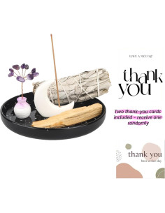 Soporte de Incienso Cerámica NUOLUTH Media Luna 13 cm 2