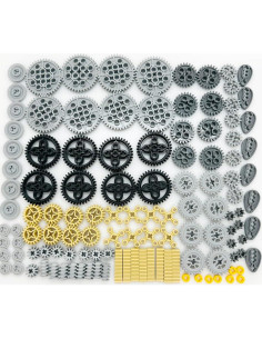 Juego de Accesorios de Ruedas y Engranajes MIUTRUE 120 Piezas 2