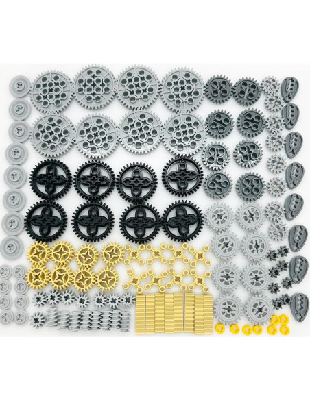 Juego de Accesorios de Ruedas y Engranajes MIUTRUE 120 Piezas