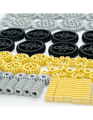 Juego de Accesorios de Ruedas y Engranajes MIUTRUE 120 Piezas