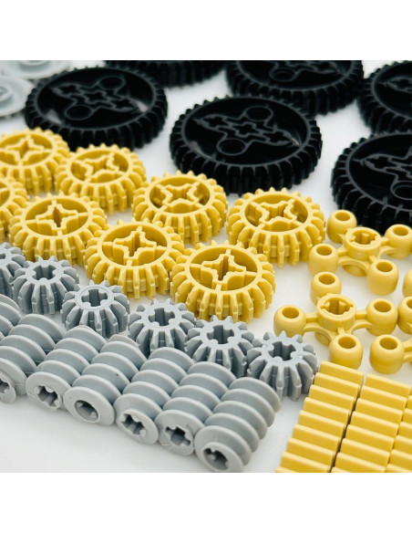 Juego de Accesorios de Ruedas y Engranajes MIUTRUE 120 Piezas