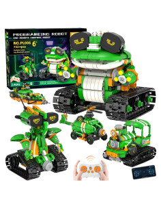 Kit de Construcción de Robots STEM QHECTTY 732 Piezas 5 en 1