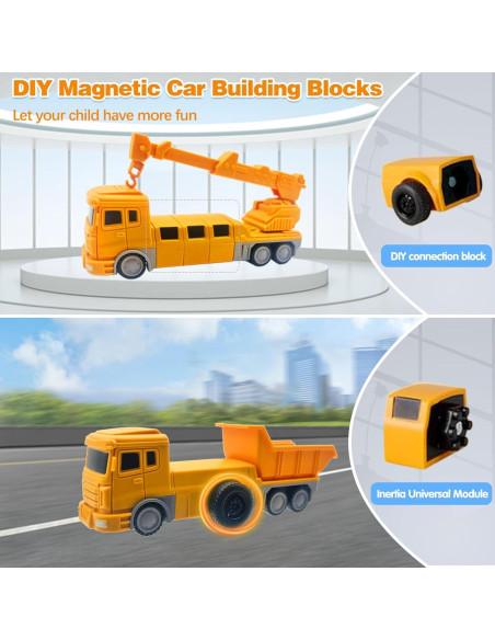 Set de Juguetes de Construcción Magnética 7 en 1 - JUNMAO