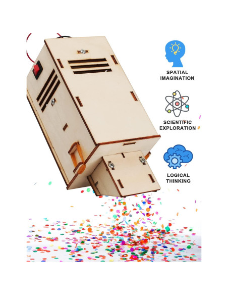 Kit STEM 4 en 1 Poraxy para Niños 8-12 Años, Juguetes Educativos