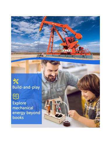 Kit STEM 4 en 1 Poraxy para Niños 8-12 Años, Juguetes Educativos