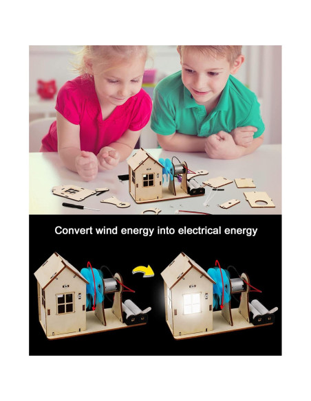 Kit STEM 4 en 1 Poraxy para Niños 8-12 Años, Juguetes Educativos