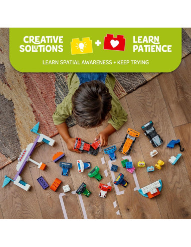 LEGO DUPLO F1 Team Coches de Carrera 70 Piezas 2+