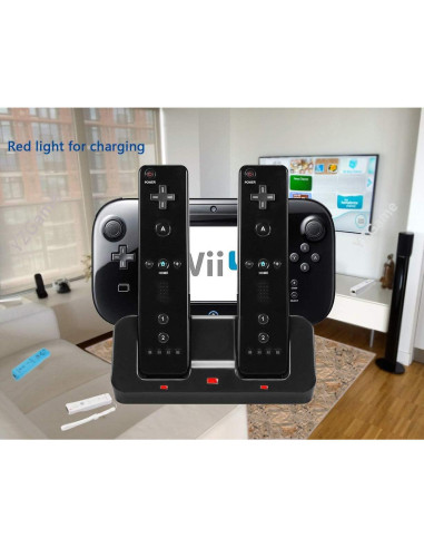 Estación de Carga 2 en 1 YZGame para Wii U y Controladores