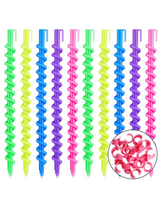 Varillas de Permutación Espiral WILLBOND 100 Pcs para Rizos