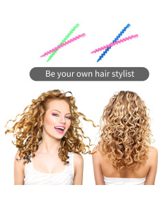 Varillas de Permutación Espiral WILLBOND 100 Pcs para Rizos 2