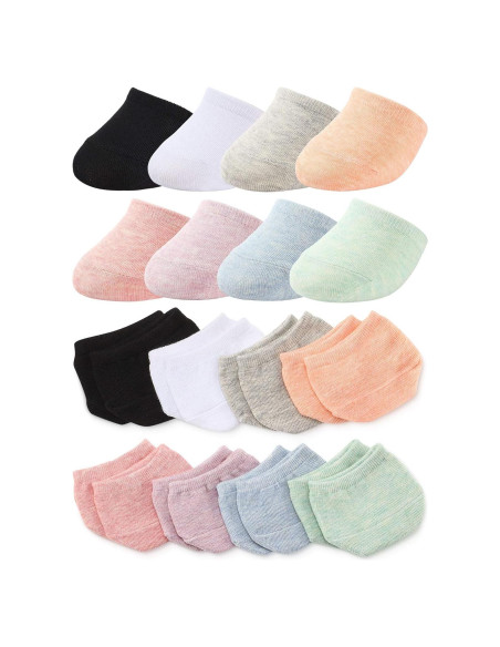 Calcetines Cortos para Dedos SATINIOR 8 Pares Mujeres Algodón