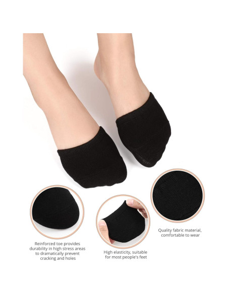 Calcetines Cortos para Dedos SATINIOR 8 Pares Mujeres Algodón