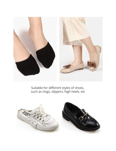 Calcetines Cortos para Dedos SATINIOR 8 Pares Mujeres Algodón