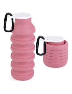 Botella de Agua Plegable Dirbabi 600ml Silicona Libre BPA