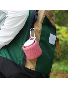 Botella de Agua Plegable Dirbabi 600ml Silicona Libre BPA 2