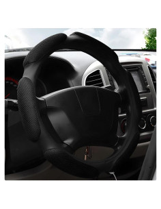 Funda de Volante de Coche NYTKL Antideslizante 38.4cm Negro