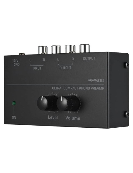 Preamplificador de Tocadiscos Depusheng PP500 RCA Estéreo