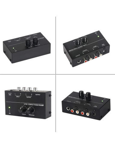 Preamplificador de Tocadiscos Depusheng PP500 RCA Estéreo