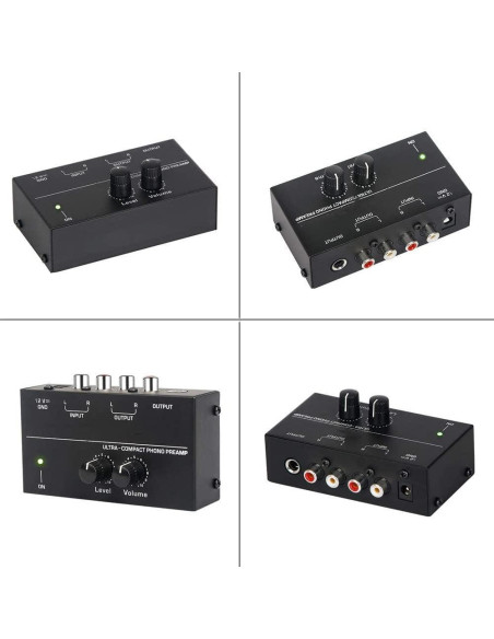 Preamplificador de Tocadiscos Depusheng PP500 RCA Estéreo