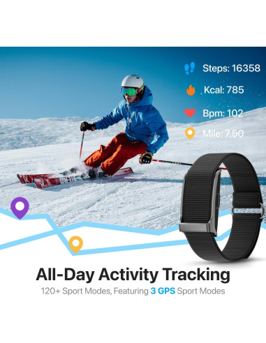 Pulsera Inteligente Leafora H59 con Monitoreo de Salud 24h