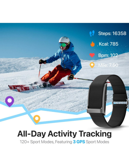 Pulsera Inteligente Leafora H59 con Monitoreo de Salud 24h