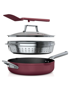 Sartén Ninja Foodi 4 Cuartos Antiadherente con Vaporera