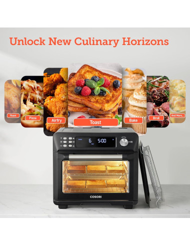 COSORI Horno Tostador 11-en-1 26QT Acero Inoxidable Negro
