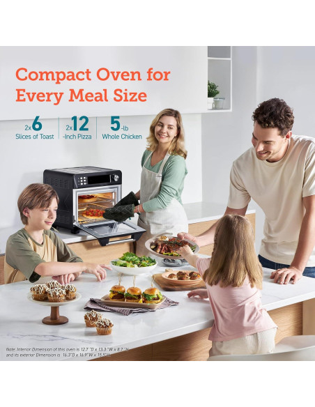 COSORI Horno Tostador 11-en-1 26QT Acero Inoxidable Negro