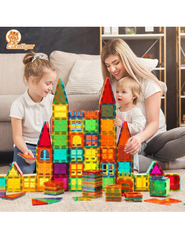 Azulejos Magnéticos CuteTiger 100PCS Juguete STEM Creativo