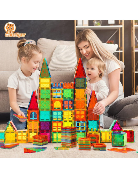 Azulejos Magnéticos CuteTiger 100PCS Juguete STEM Creativo
