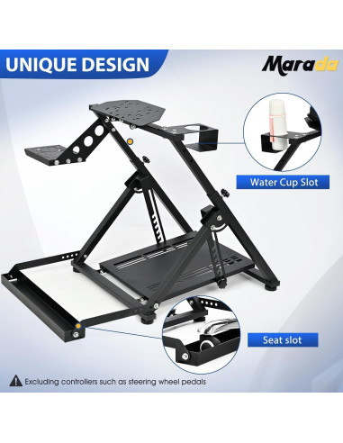Soporte de Volante Marada X Frame para Simulación de Carreras