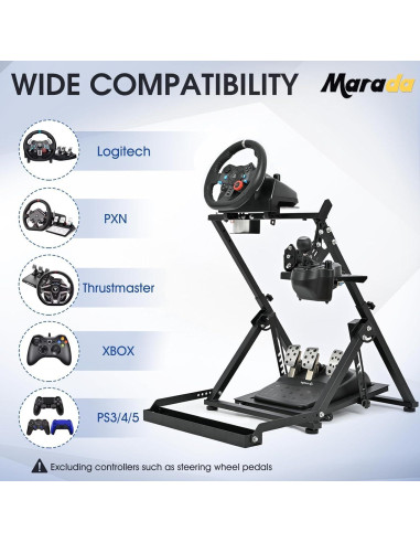 Soporte de Volante Marada X Frame para Simulación de Carreras