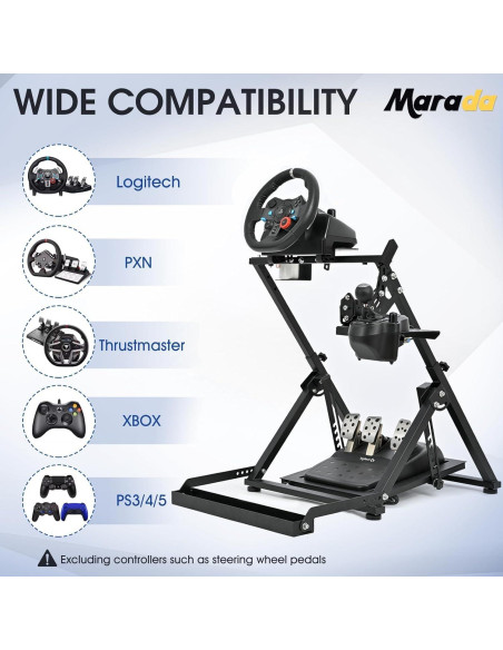 Soporte de Volante Marada X Frame para Simulación de Carreras