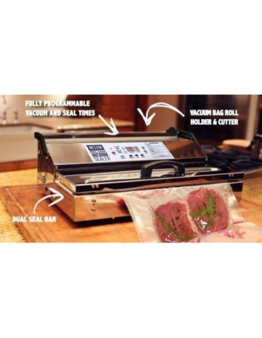 Sellador de Vacío Weston Pro-3500 38.1 cm Acero Inoxidable