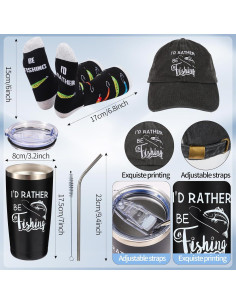 Juego de Regalo de Pesca Kolewo4ever 8 Piezas Multicolor 2