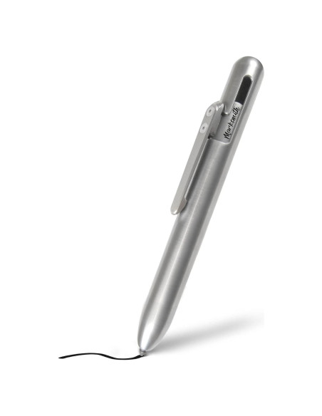 Marcador Permanente Retráctil Soul Built Titanio Punta Fina